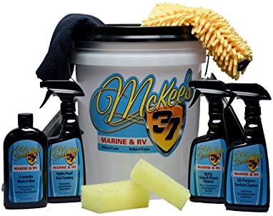 McKee's 37 Marine & RV MKRV-WWEB Wash & Wax Essentials Bucket (10-Piece)