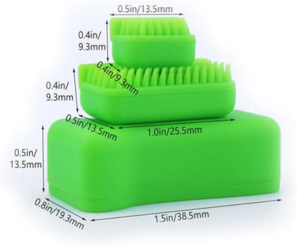 Green Piece® Magnetic Glass Cleaner Kit –2 Bottles of 16 oz Glass Cleaner with Green Magnet Scrubber for Easy Grime and Tar Removal Eco-Friendly Solution for Glass, Ceramic Metal Surfaces