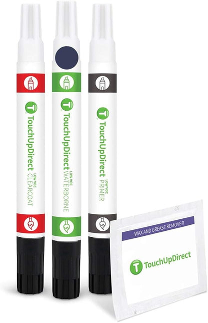 TouchUpDirect N1 Blue Jeans Metallic Compatible with Ford Exact Match Touch Up Paint Combo - Preferred Kit