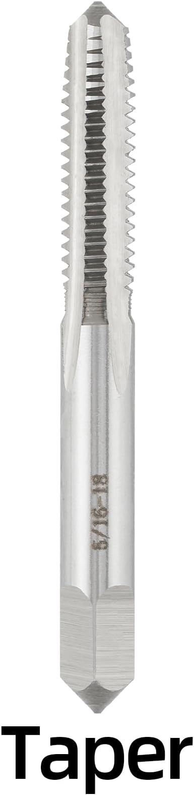 5/16"-18 UNC Hand Tap Right Hand, 5/16 x 18 Threading Hand Tap 3Pcs