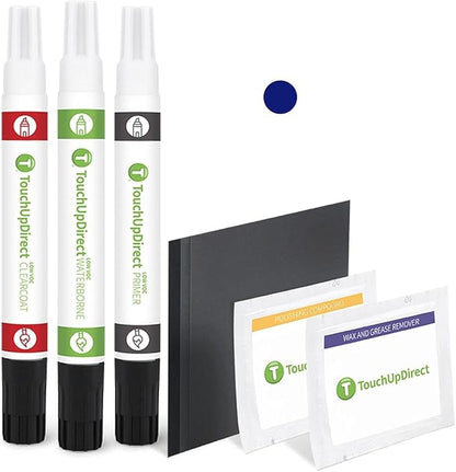 TouchUpDirect L6 Kona Blue Compatible with Ford Exact Match Touch Up Paint Combo - Platinum Kit
