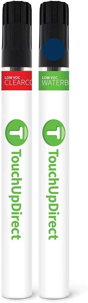 TouchUpDirect HX Antimatter Blue Compatible with Ford Exact Match Touch Up Paint Brush - Essential Kit