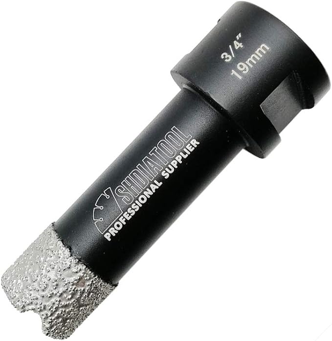 SHDIATOOL Diamond Core Drill Bits, Diameter 3/4-inch Tile Hole Saw, Driling Depth 35mm for Porcelain Ceramic Marble Nature Stone 5/8 inch-11 Thread