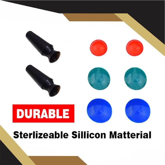 Kodachi Corneal Eye Shield Protector - Silicon Small, Medium, Large, Set of 3 Pairs with Suction, 8 Pcs