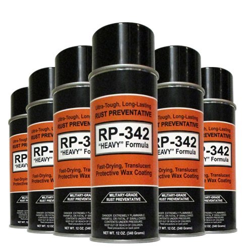 Cosmoline RP-342 "Heavy" Rust Preventative Spray (Military-Grade) 6-Cans