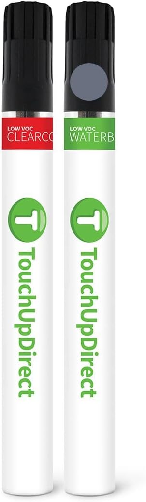 TouchUpDirect 1K3 Celestite Gray Metallic Compatible with Toyota Exact Match Touch Up Paint Brush - Essential Kit