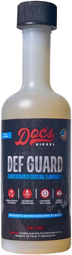 Doc’s DEFGUARD DEF Additive & Booster – Diesel Exhaust Fluid Treatment | Cleans & Prevents Crystal Build-Up | SCR System Cleaner & Stabilizer – 1-Pack (8 oz)