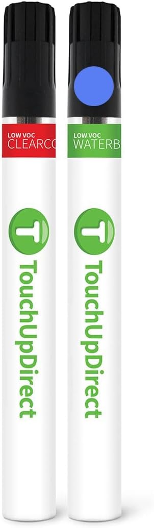 TouchUpDirect CI Grabber Blue Compatible with Ford Exact Match Touch Up Paint Brush - Essential Kit