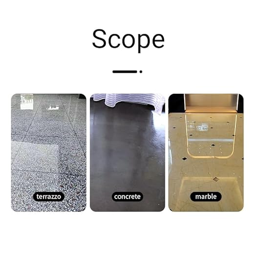 LOZLIN 4PCS 4 Inch 3 Steps Water-Worn Wet Polishing Pad Sharp Flexible 100mm Diamond Polishing Pads for Granite Marble Stone Concrete Sanding Disc