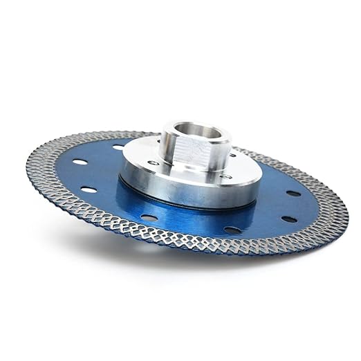 ZERICHIVE 4.5" Tile Blade,Super Thin Diamond Porcelain Blade with Flange for Cutting Porcelain Tile Stone