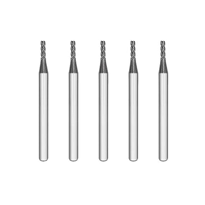 SPEED TIGER Micrograin Carbide Square End Mill - 4 Flute - ISE1/16 4T (5 Pieces, 1/16") - for Milling Alloy Steels, Hardened Steel, Metal & More – Mill Bits Sets for DIYers & Professionals
