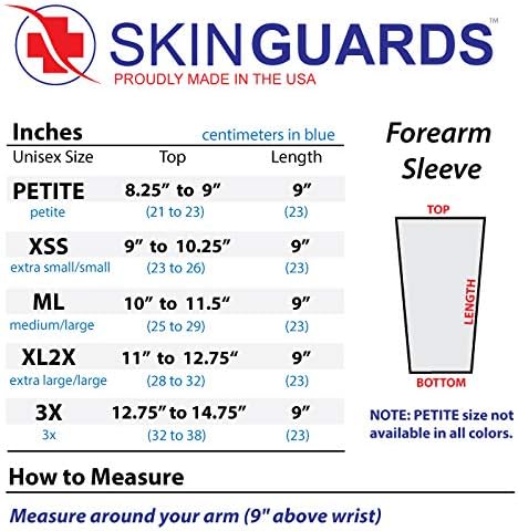 iM Sports Skin Guards Skin Protection Forearm Sleeves - Made in USA - Pair
