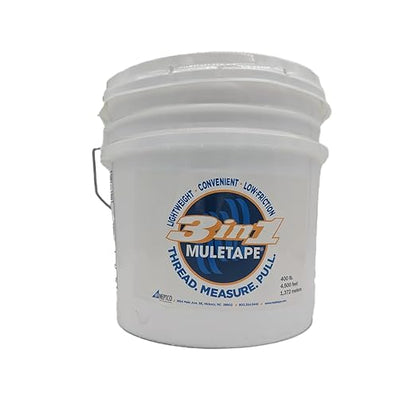 wirenco 1/4" x 4500' 400 lb Polyester Mule Tape/Pull Tape Bucket