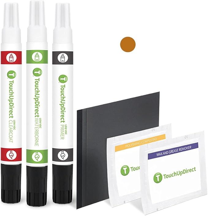 TouchUpDirect GU Saber Compatible with Ford Exact Match Touch Up Paint Combo - Platinum Kit