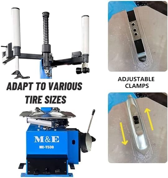 KATOOL ME 2.0HP Tire Changer Machine(Double Assist Arm+Bead Blaster) Wheel Balancer Machine Combo Tire Changer Tire Machine Tire Changing Machine Combo(530combo)