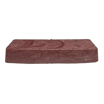 Benchmark Abrasives Red Buffing Compound for Polishing Removing Scratches from Soft Precious Metals, Jewelry, Aluminum, Gold, Silver, Copper, 1 Pound Bar (Jewelers Rouge)