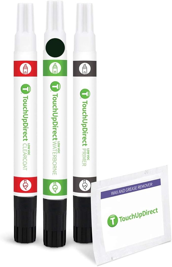 TouchUpDirect UA/UD/M6373/M6877 Black Ebony for Ford Exact Match Touch Up Paint Combo - Preferred Package