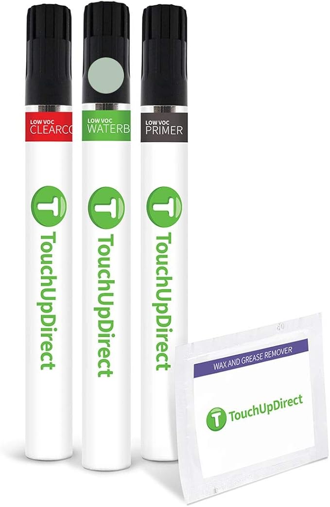 TouchUpDirect H5Q Jasmine Green Metallic Compatible with Subaru Exact Match Touch Up Paint Brush - Preferred Kit