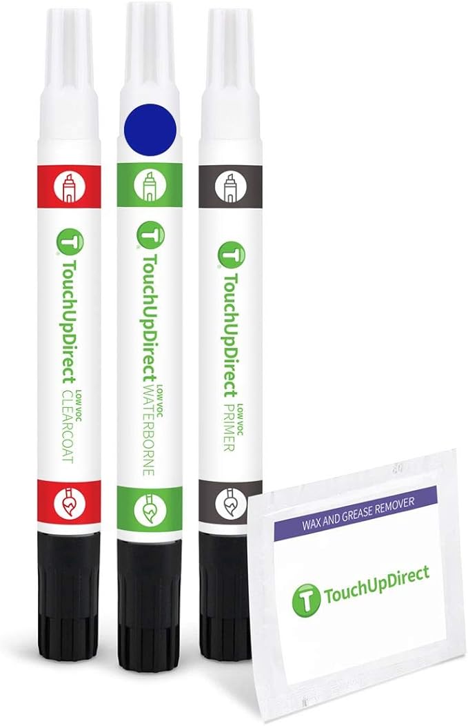 TouchUpDirect K3X Lapis Blue Pearl Compatible with Subaru Exact Match Touch Up Paint Combo - Preferred Kit