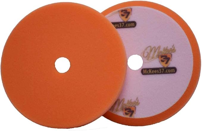 McKee's 37 MK37-22675-1610 Redline Orange Foam Polishing Pad, 6.75 Inch