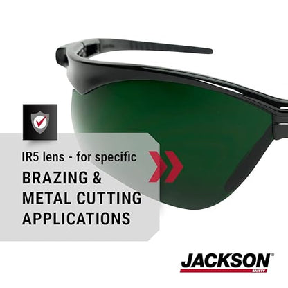 Jackson Safety SG Safety Glasses – Eye Protection for Men and Women – ANSI Z87.1 (Pack of 12)