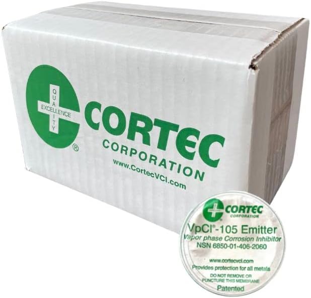 Cortec VpCI-105 - Anti Rust VCI Emitter Cup - Protects 5 Cubic feet - 2 Year Corrosion Protection (2 Units)