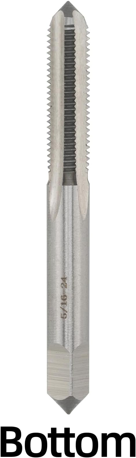 5/16"-24 UNF Hand Tap Right Hand, 5/16 x 24 Threading Hand Tap 3Pcs