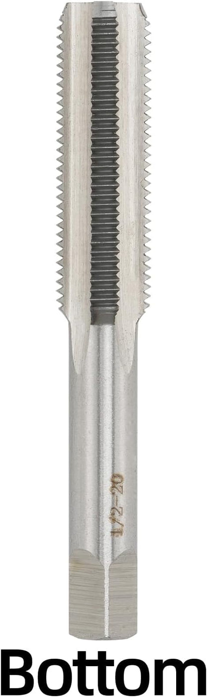 1/2-20 Hand Tap, Right Hand 1/2 x 20 Threading Hand Tap 1Pair