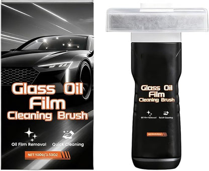 Glass Film Cleaning Brush for Car, Effective Auto Glass Cleaner for Windshields Windows, Windshield Film Remover Tool with Comfort Grip, Car Cleaning Tool for Vehicle Maintenance (1)