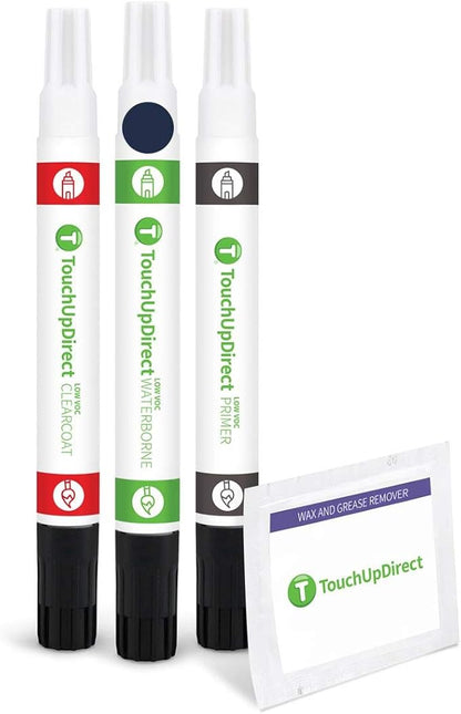 TouchUpDirect DX/M7083 Dark Blue Pearl Compatible with Ford Exact Match Touch Up Paint Combo - Preferred Kit