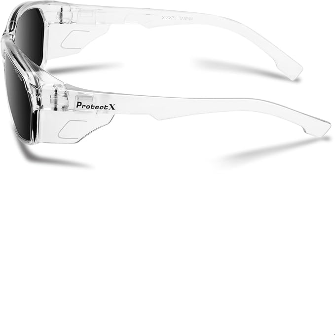 ProtectX Classic Safety Glasses, Anti-Fog Scratch Resistant Lenses, Protective Eyewear for Work, Indoor/Outdoor, ANSI Z87.1