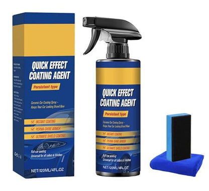 Advanced Car Quick-Acting Coating Agent Spray with Quick-Acting Formula,Quick Effect Coating Agent for car， Waterless Wash & Scratch Polish for Long-Lasting Protection