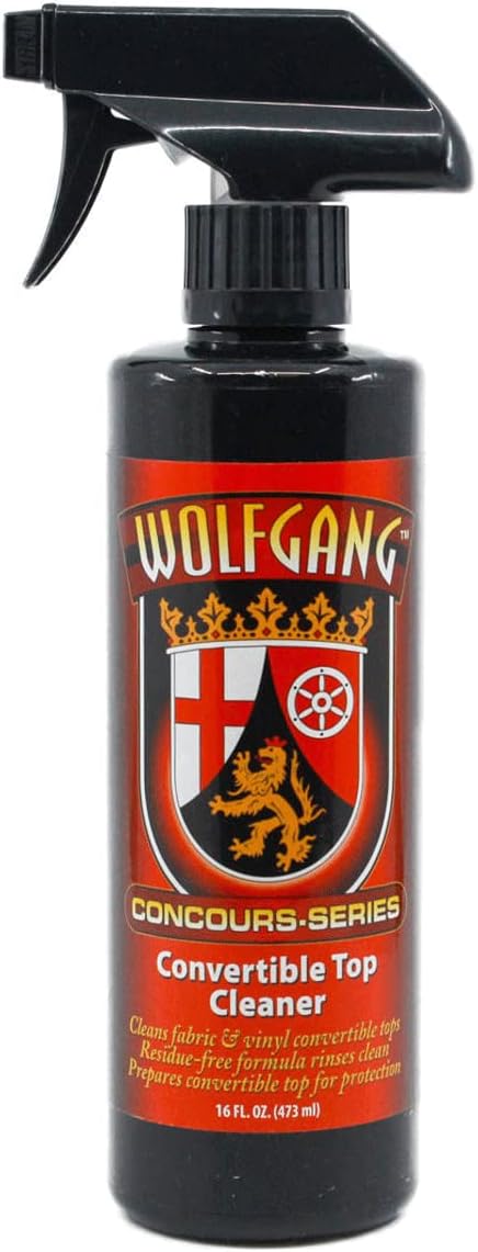 WOLFGANG CONCOURS SERIES Convertible Top Cleaner | Spray-On Cleaner for Fabric & Vinyl Tops | Prepares Surfaces for Treatment | WG-2650 | 16 oz