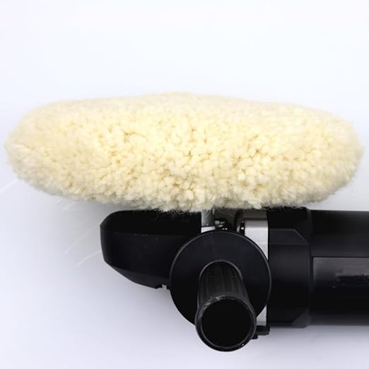 Woolous 7 inch Wool Buffing Pads Double Side,100% Natural Wool Compound Cutting and Polishing Pad
