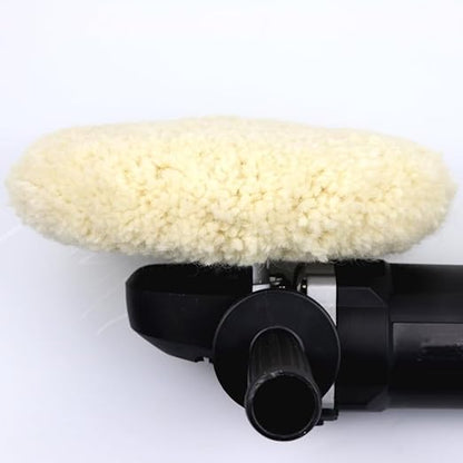 Woolous 7 inch Wool Buffing Pads Double Side,100% Natural Wool Compound Cutting and Polishing Pad