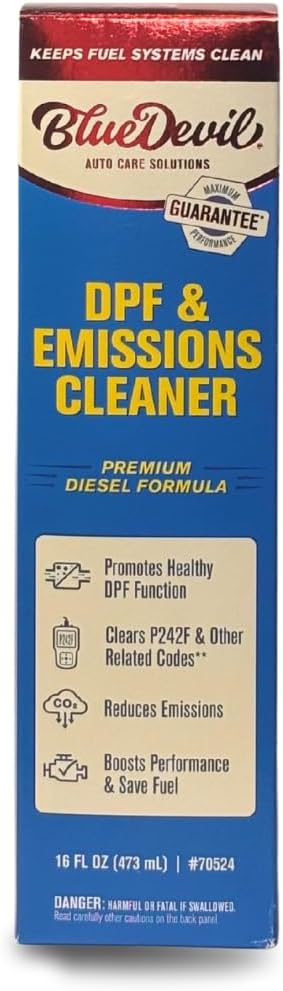 BlueDevil 70524BD Diesel DPF & Emissions Cleaner - 16 Ounce
