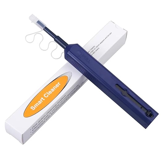 Zenithra Fiber Optic Cleaner,Fiber Optic Cleaning Pen 1.25mm Ferrules LC/MU FTTH Connector Cleaning Tools with 800+ Times