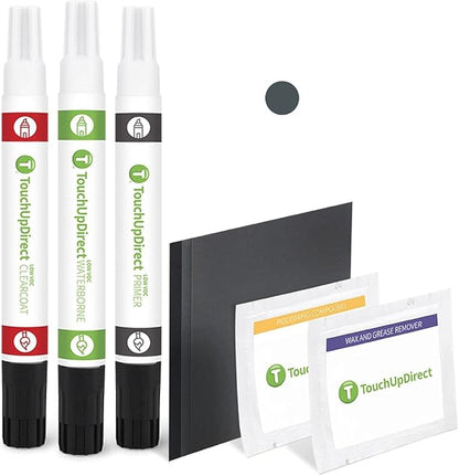 TouchUpDirect ME Abyss Gray Compatible with Ford Exact Match Touch Up Paint Combo - Platinum Kit