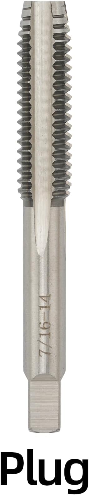 7/16"-14 UNC Hand Tap Right Hand, 7/16 x 14 Threading Hand Tap 3Pcs