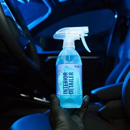 Gyeon Interior Detailer All‑Surface Car Interior Cleaner Safe on Leather Plastic Textiles Vinyl Dashboard Screen Trim Purify Matte Finish No Shine Residue