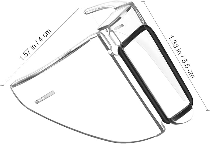 DOITOOL Safety Glasses Side Shields Pc Side Shield Flaps for Protective Eyewear Flexible Slip-on Eye Protection Covers for Glasses Lightweight 2 Pairs