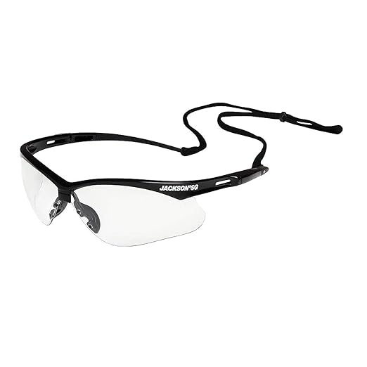 Jackson Safety SG Safety Glasses – Eye Protection for Men and Women – ANSI Z87.1 (Pack of 12)
