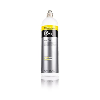 Koch-Chemie - Fine Cut Polishing Compound - Silicone-Oil-Free; Designed for All Paint Types; for Removing Medium to Heavy Defects, Scratches, and Sanding Marks Up to 2500 Grade (1 Liter)