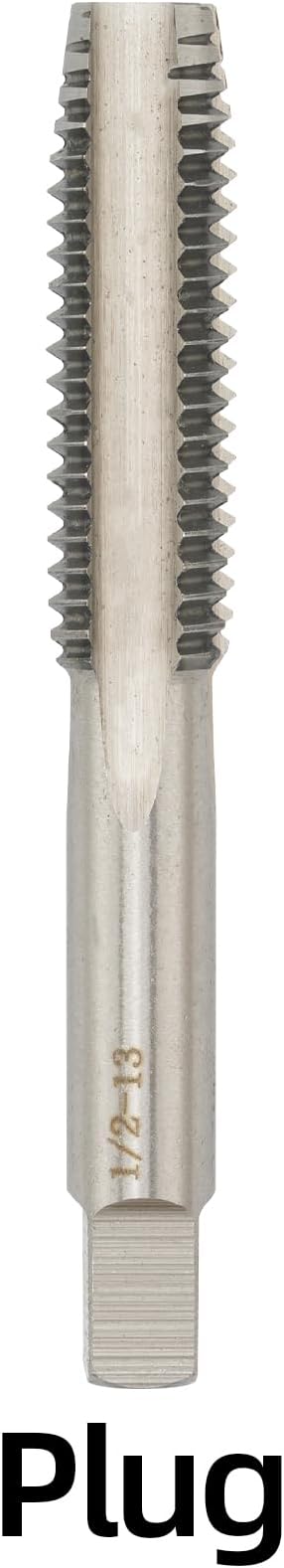 1/2"-13 UNC Hand Tap Right Hand, 1/2 x 13 Threading Hand Tap 3Pcs