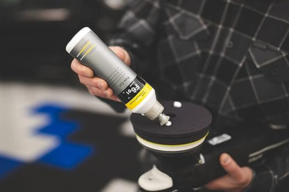 Koch-Chemie - Fine Cut Polishing Compound - Silicone-Oil-Free; Designed for All Paint Types; for Removing Medium to Heavy Defects, Scratches, and Sanding Marks Up to 2500 Grade (1 Liter)