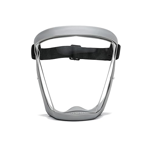 Banxian Super Protective Face Shield,Anti Fog Mask,Adult Clear Face Shield,Plastic Face Mask（Grey）