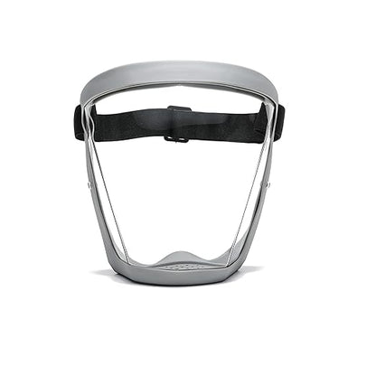 Banxian Super Protective Face Shield,Anti Fog Mask,Adult Clear Face Shield,Plastic Face Mask（Grey）
