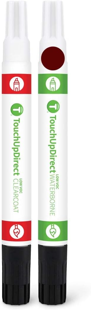 TouchUpDirect UF/JL/JM/M6771/M6982 Dark Toreador Red for Ford Exact Match Touch Up Paint Combo - Essential Package
