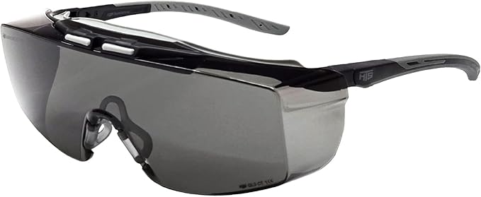 HTS HUNTERSKY HUNTERSKY ANSI Z87 Anti Fog Lab Safety Glasses Fit Over Eyeglasses Up to 1.88 inch 100% UV Protective Goggles