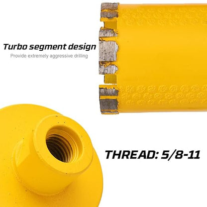 OSTEK 2-1/2 inch Diamond Hole Saw Drill Bit Granite Core Drill Bit for Concrete Marble Granite Brick Laser Welded Dry or Wet Hole Saws